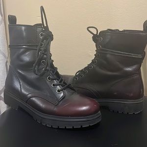 Brown Combat boots